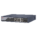 HIKVISION SWITCH 8 PUERTOS POE 10/100 + 2 PUERTOS GIGABIT COMBO DS-3E1310P-SI