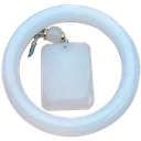 PULSERA y Colgante de Jade Blanco (DOS PIEZA)