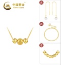 COLLAR DE ORO CON BOLITAS 0.3G(ORO DE 999)