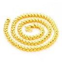 PULSERA DE DISEÑO DE LINEA DE FLORE DE BAÑO DE ORO
