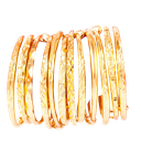 PULSERA PARA DANAS EN BAÑO DE ORO