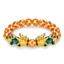 Pixiu Pulsera Tai Chi - Jin Yu Man Tang  Cuentas de proverbio de 14 MM