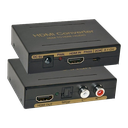 ADAPTADOR HDMI A HDMI+AUDIO