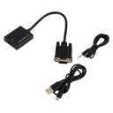 ADAPTADOR VGA A HDMI CON AUDIO