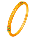 Heredando auspiciosidad y bendición pulsera de esmalte