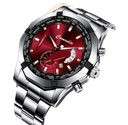CALENDARIO SUPERFICIE ROJA LUMINOSA IMPERMEABLE [CINTURÓN DE ACERO] 132