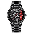 CALENDARIO IMPERMEABLE LUMINOSO T38 ACERO NEGRO RUEDA ROJO